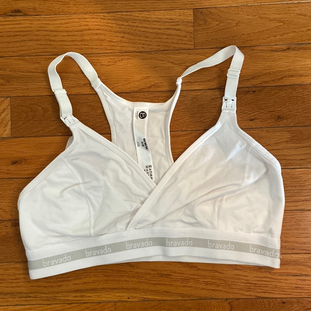 Bravado nursing bra M white